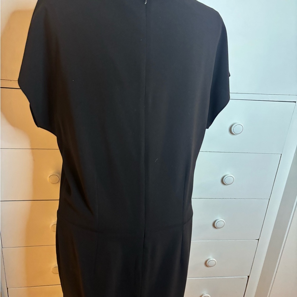 Halston Heritage Little Black Dress Midsize - Picture 4 of 6